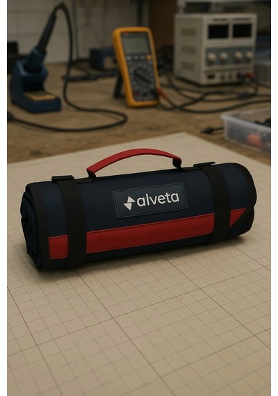 Alveta Profesyonel Rulo Alet Takım Çantası Elektrikçi Teknisyen Tesisatçı Mekanikçi Saha Çantası 868 1 Adet