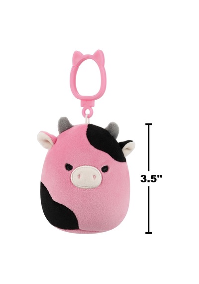Squishmallows İnek Pollyanna 9 Cm Klipsli Cp00509 Çok Renkli