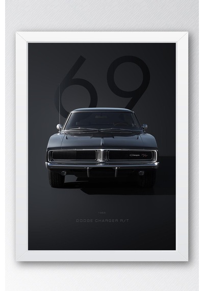 1969 Dodge Charger R/t Çerçeveli Tablo - Special Edition Car Poster