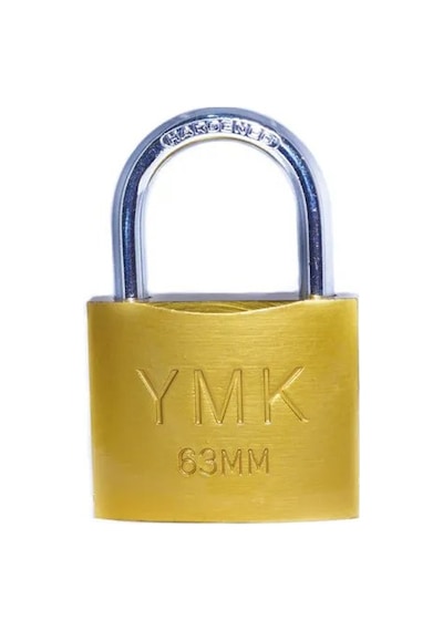 Ymk Eko Sarı Boyalı Kısa Kancalı Asma Kilit 38mm Diğer