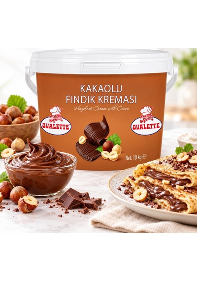 Ovalette Kakaolu Fındık Ezmesi 10 Kg