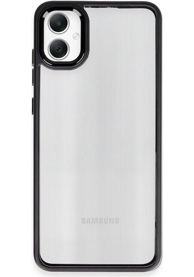 Samsung Galaxy A05 Kılıf Power Silikon - Siyah Çok Renkli