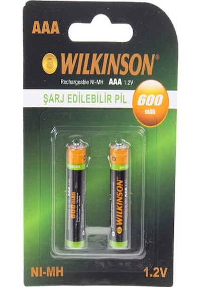 Telsiz Telefon Pili Şarjlı Pil Aaa İnce Pili 600mah 2li