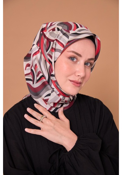 Silk Home Twill İpek Eşarp 11471-20 Beyaz, Siyah, Kırmızı, Bordo, Gri