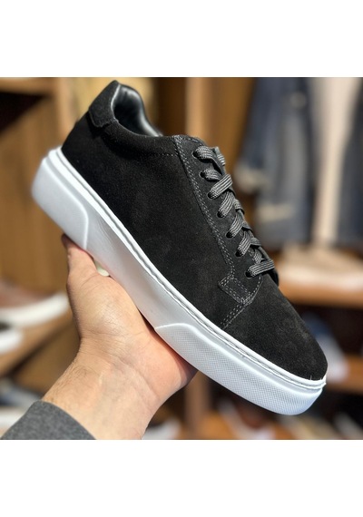 Alza %100 Hakiki Deri Erkek Sneaker Günlük Rahat Ve Şık Ayakkabı - Siyah / Beyaz Süet SİYAH-BEYAZ Alza %100 Hakiki Deri Erkek Sneaker Günlük Rahat Ve Şık Ayakkabı - Siyah / Beyaz Süet SİYAH-BEYAZ