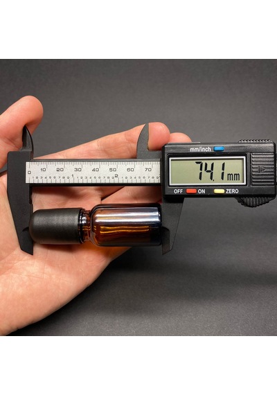 Kahverengi Cam Siyah Kapaklı Cam Bilyeli Roll On Şişe 10 Ml , Cam Esans Şişesi 10cc X 3 Adet