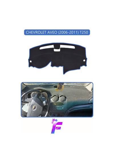 Chevrolet Aveo 2006-2011 Araca Özel Torpido Örtüsü Ön Göğüs Kılıfı Tam Koruma Tam Uyum D53 Torpido Halısı