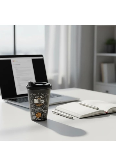 Kapaklı Kahve Bardağı Pratik Kullanımlı Plastik Kahve & Çay Kupası Sıcak İçecek Bardakları Hot Drinks Kabı 650 Ml, Coffee House çok renkli Kapaklı Kahve Bardağı Pratik Kullanımlı Plastik Kahve & Çay Kupası Sıcak İçecek Bardakları Hot Drinks Kabı 650 Ml, Coffee House çok renkli