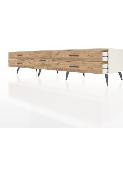 Kronos Tv Ünitesi 5 Çekmeceli 220x59x51 Aytaşı-çam Atlas Çam/atlas Çam - Aytası Kronos Tv Ünitesi 5 Çekmeceli 220x59x51 Aytaşı-çam Atlas Çam/atlas Çam - Aytası