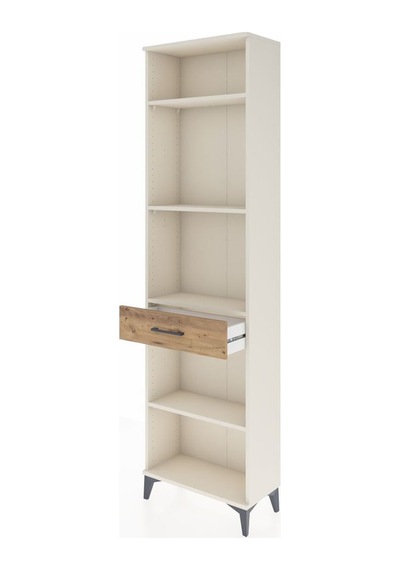 Arges Dolap 4 Raflı Tek Çekmeceli 60x30x221 Aytaşı-çam Aytaşı