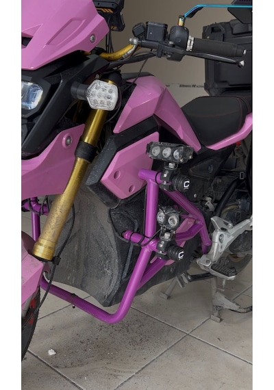 Yuki Hammer 50cc Ön Koruma Demiri Mor Renk Uyumlu