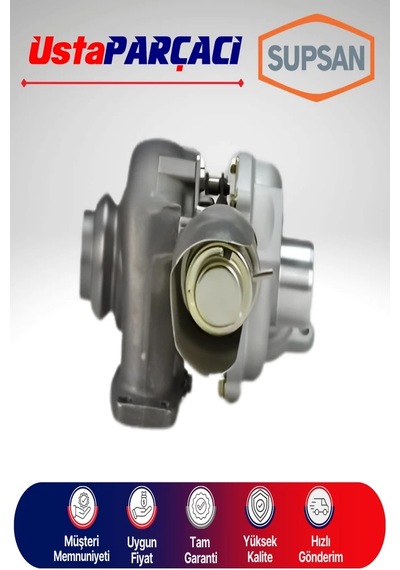 Ustaparçacı Peugeot 207 1.6 Hdi 2004-2012 Turbo 0375.j6-3m5q6k682ak-9663199280