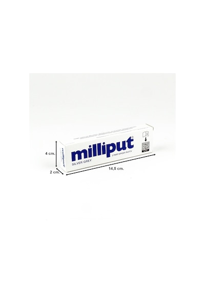 Milliput 05 Gümüş-gri Tip, Çift Bileşenli Epoksi Putty Macun - 2x56 112 Gram