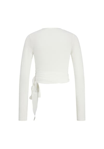Jack & Jones Kadin V Yaka Üst - Luna - 12292824 Cloud Dancer