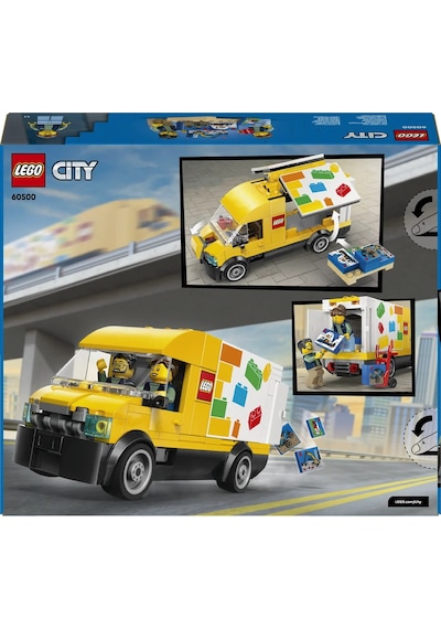 LEGO® City: LEGO Kamyonet 60500 - 6 Yaş ve Üzeri Çocuklar için 2 Minifigür İçeren Yaratıcı Oyuncak Yapım Seti (276 Parça)