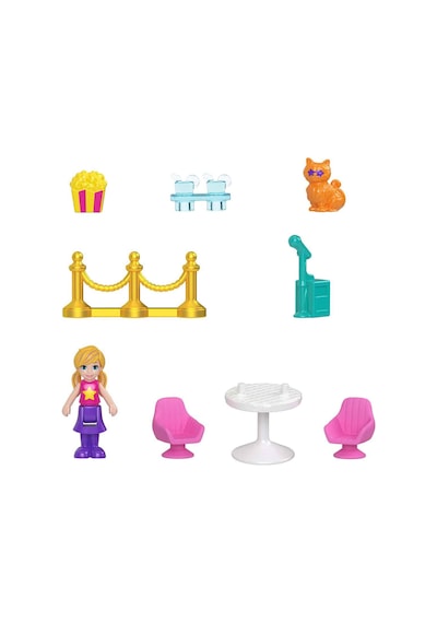 Polly Pocket - Kedicik Sineması Mini Oyun Seti