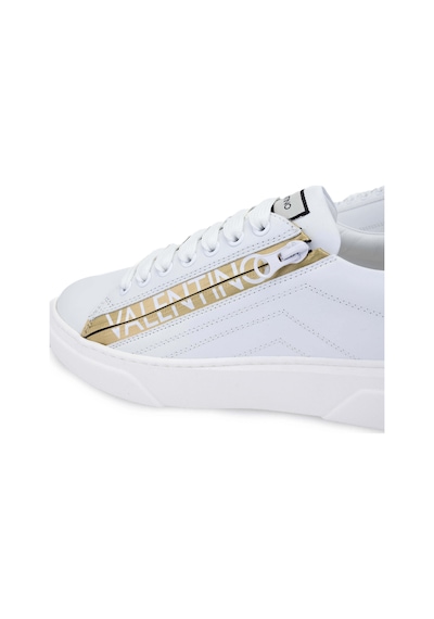 Mario Valentino Kadın Hakiki Deri Beyaz/altın Sneakers & Spor Ayakkabı 1040 91s3902 Bn Ayk Y24 Whıte/gold Altın - Beyaz