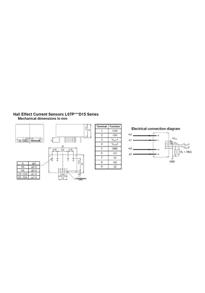 100 Amper Closed Loop Hall Effect Sensor