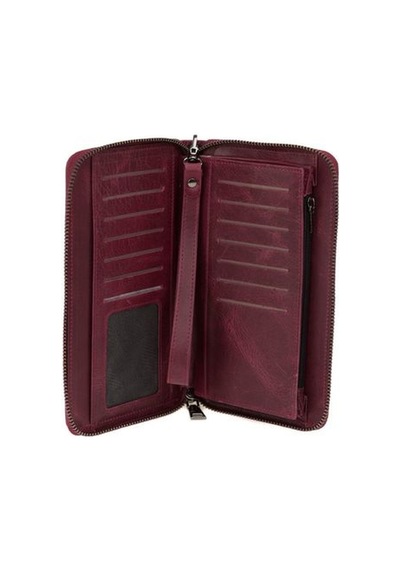 Bilik Deri Bordo Unisex Portföy & Clutch Çanta Ar P-706-cr Acı Kahverengi