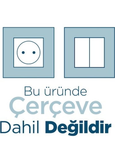 Mutlusan Rita Beyaz Komütatör Çerçeve Hariç
