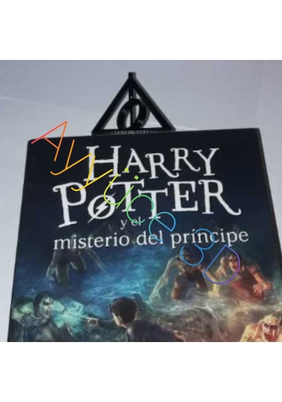 Ayyüce 3d, Harry Potter Kitap Ayracı Ölüm Yadigarları, Siyah Renk