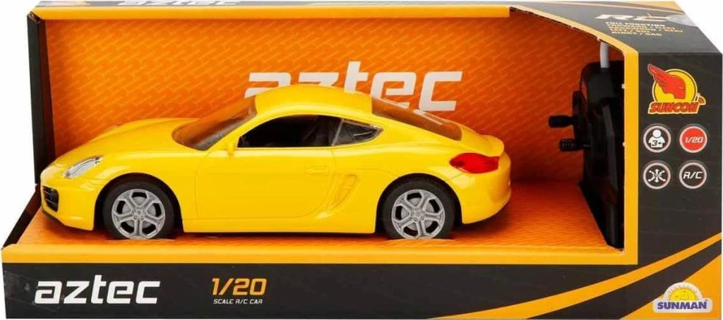 20350 1:20 Uzaktan Kumandalı Aztec Spor Araba 20 Cm Kırmızı
