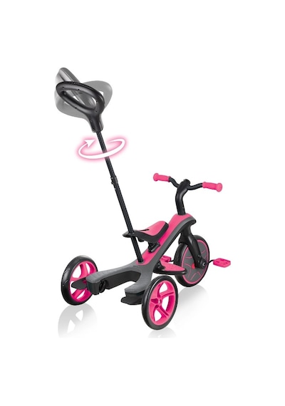 Globber Explorer 4 in 1 3 Tekerlekli Bisiklet Pembe