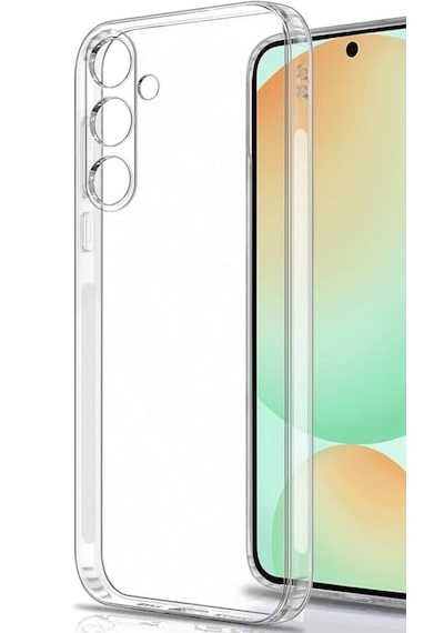 Samsung Galaxy S24 Fe Uyumlu Yumuşak Şeffaf Kılıf Kamera Ve Ekran Çıkıntılı Şeffaf