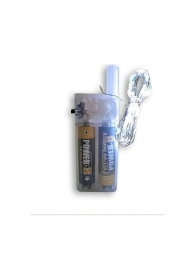 - İki Pilli 3 Fonksiyonlu 3 Metre Beyaz Peri Led 3 Renk