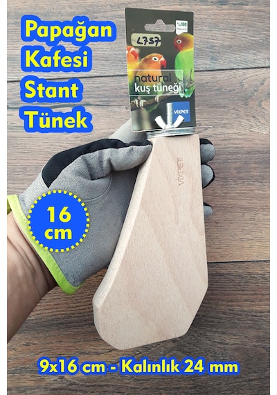 Venty Papağan Kafesi Stant Tünek 16 cm | Sultan, Muhabbet, Monk, Lori, Konur, Forpus, Sevda - L757