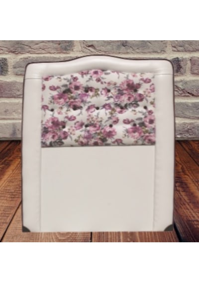Başlık ALC KARDELEN Model 90 Cm Kapitone Baby Face Pembe Çiçekli Kumaş Döşeme El Yapım