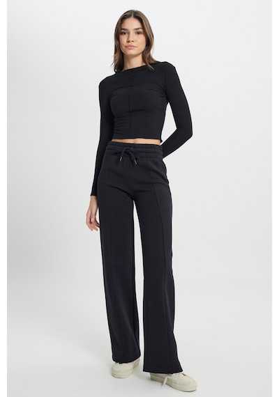 Wrangler Regular Fit Normal Kesim Geniş Paça Antrasit Sweatpant Eşofman Altı W242770XV6 Siyah Wrangler Regular Fit Normal Kesim Geniş Paça Antrasit Sweatpant Eşofman Altı W242770XV6 Siyah