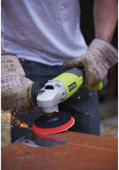 Ryobi R18AG0 18 V 115 MM Akülü Avuç Taşlama Makinesi (Aküsüz)