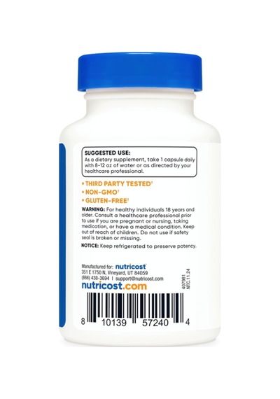 Nutricost Probiotic Complex - 50 Billion Cfu, 60 Capsules.abd...
