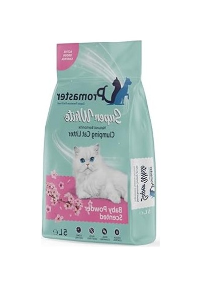 Bentonit Topaklanan Kedi Kumu 5 Lt Bebek Pudrası Kokulu