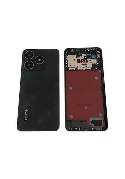 Realme C61 Rmx3930 Kasa Arka Kapak Pil Kapağı Siyah