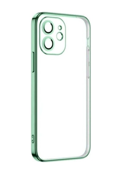 Apple Uyumlu iPhone 12 Kılıf Zore Krep Kapak Light Green