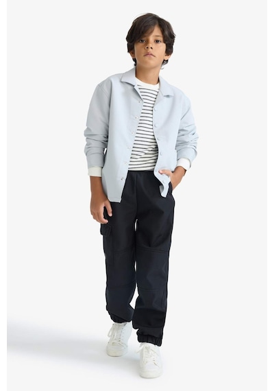 Defacto Erkek Çocuk Overshirt Fit Polo Yaka Baskılı Uzun Kollu Gömlek G2195a825auar213 Antrasit Defacto Erkek Çocuk Overshirt Fit Polo Yaka Baskılı Uzun Kollu Gömlek G2195a825auar213 Antrasit