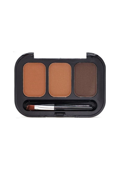 3b Trend Rose Perfect Brows 3'lü Kaş Farı Paleti No:1- 24 Saat Kalıcı Fırçalı Kaş Şekillendirme Seti 001