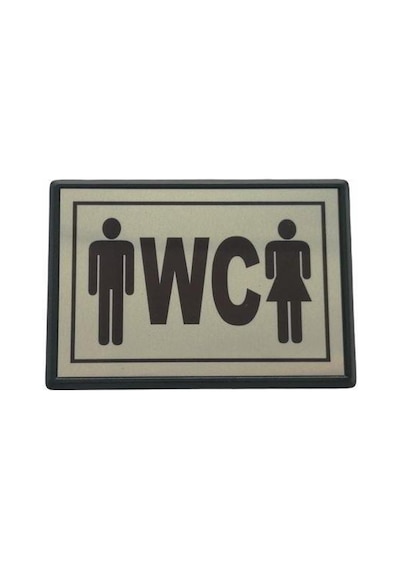 Yönlendirme Büyük Wc Bay Bayan 13x8,5 Cm