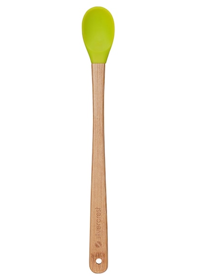 5li Takım Yanmaz Yapışmaz Mutfak Pasta Slikon Yumurta Fırçası Kaşık Bıçak Spatula Seti Plastik Mavi Diğer