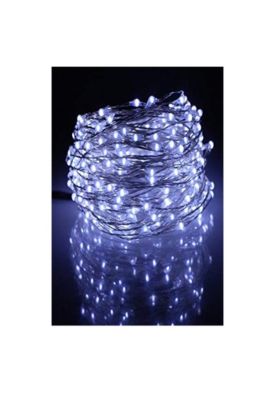 5 Metre Pilli Dekoratif Beyaz Led Aydınlatma Işığı