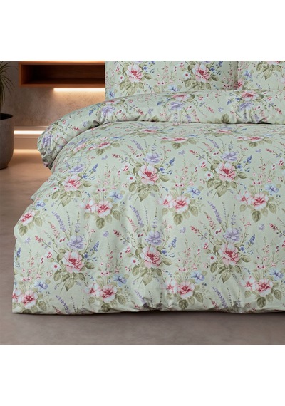 Aryıldız Home Valeria %100 Pamuk Tek Kişilik Nevresim Takımı Renkli