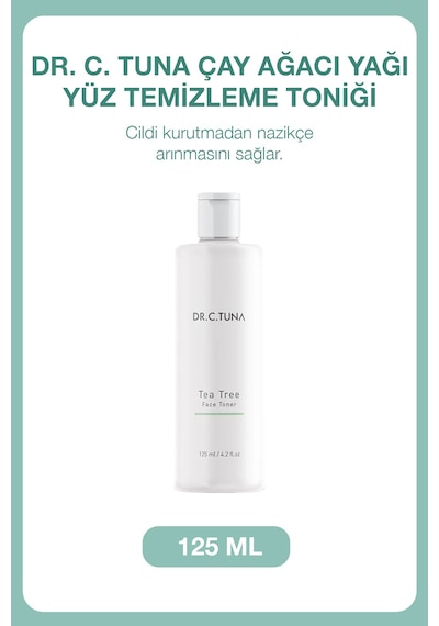Dr.c.tuna Çay Ağacı Yağı Gözenek Sıkılaştırıcı Yüz Temizleme Toniği 125 Ml