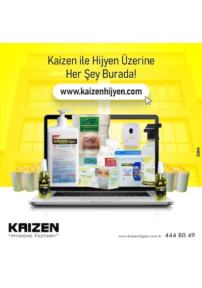 Kaizen Hijyen Akülü Beyaz Fotoselli Hijyenik Klozet Kapak Sistemi