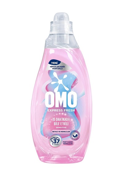 Express Fresh Sensitive Beyaz & Renkliler 37 Yıkama, Sıvı Çamaşır Deterjan