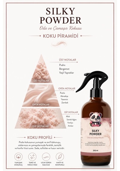 Rosie 3 Adet Silky Powder Oda Ve Çamaşır Spreyi 250 Ml Fresh