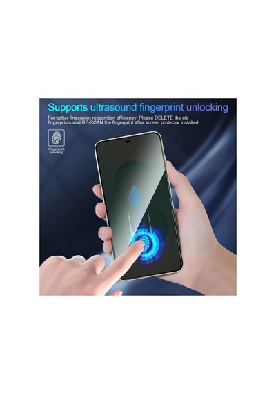 Samsung Galaxy Uyumlu S26 Ultra Tam Kaplayan Temperli Hayalet Kırılmaz Cam Sorunsuz Parmak İzi Okur