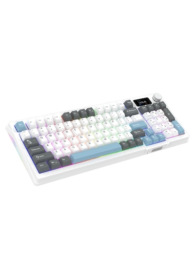 Aqırys Atrıa White %95 Aqirys White Linear Switch Hotswap Rgb İngilizce Mekanik Gaming Klavye