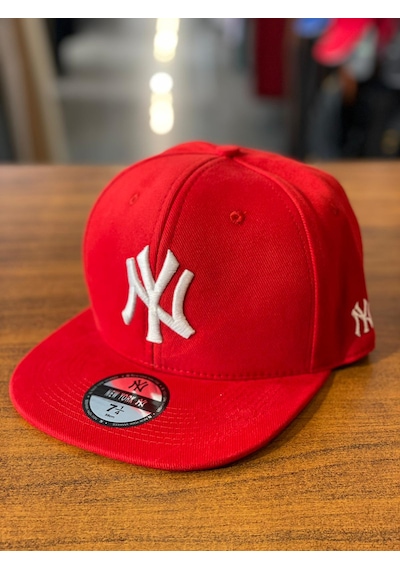 Hamze Ny Yankees Unisex Pamuklu Hiphop Snapback Rapper Basket Cap Şapka Beyaz - Lacivert